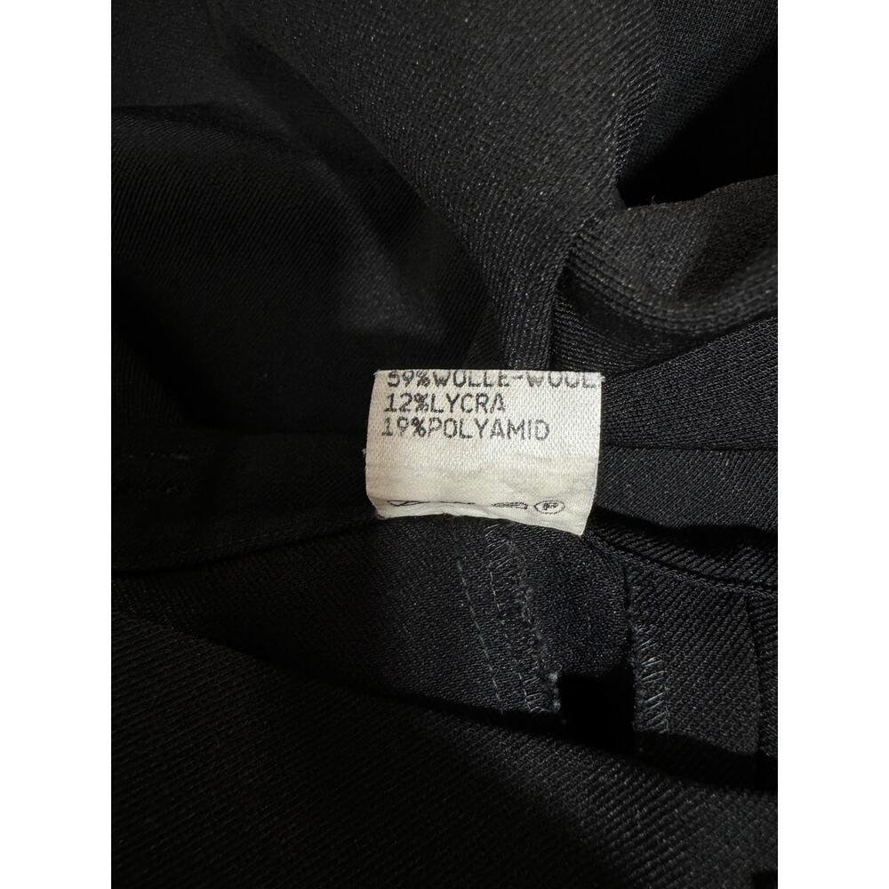 Jil Sander Black Wool High Rise Stirrup Pants Size IT 38 US 2 Made in Italy - Picture 11 of 11